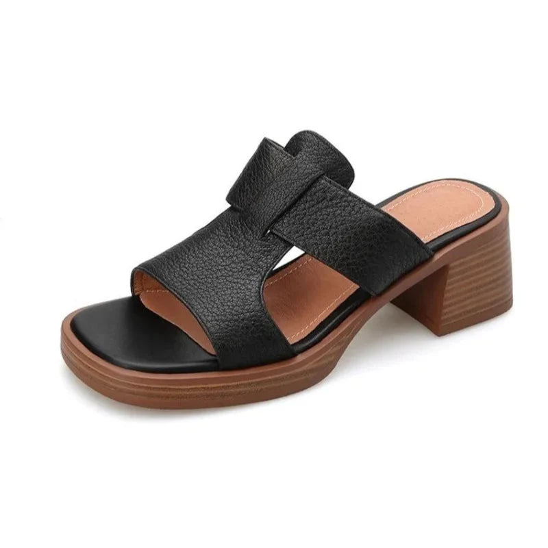 Alessia Leather Sandals — Hopeforwho (view 8)
