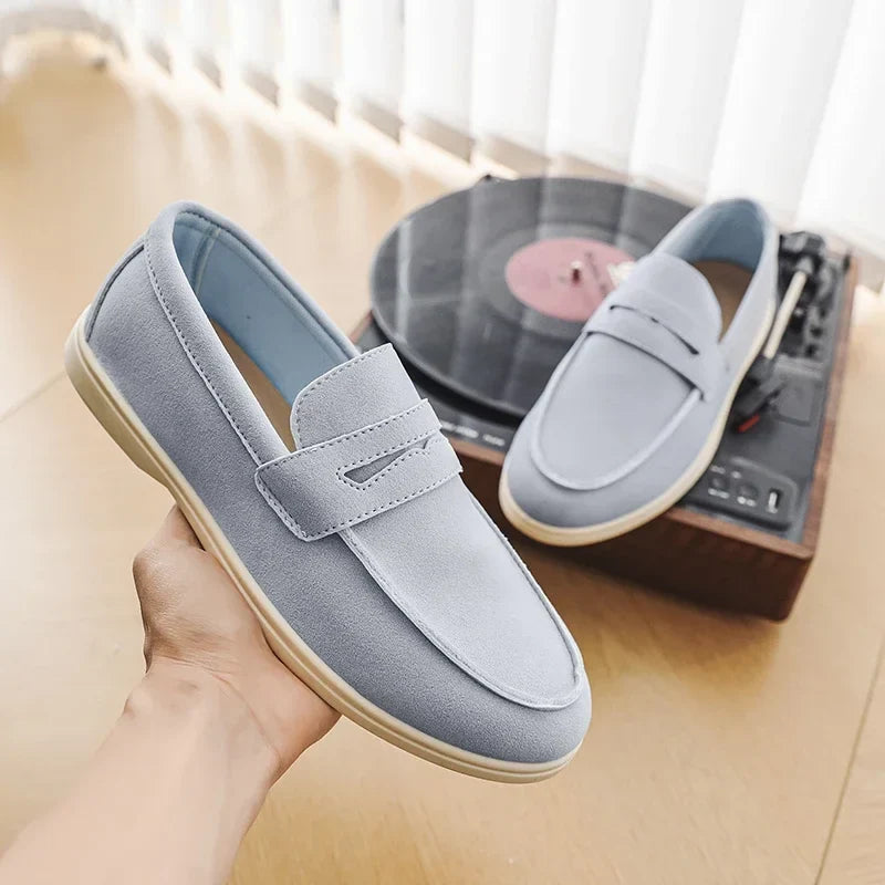 Elio Bay Suede Loafers — Hopeforwho (view 4)