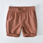 Marston Linen Blend Shorts — Hopeforwho