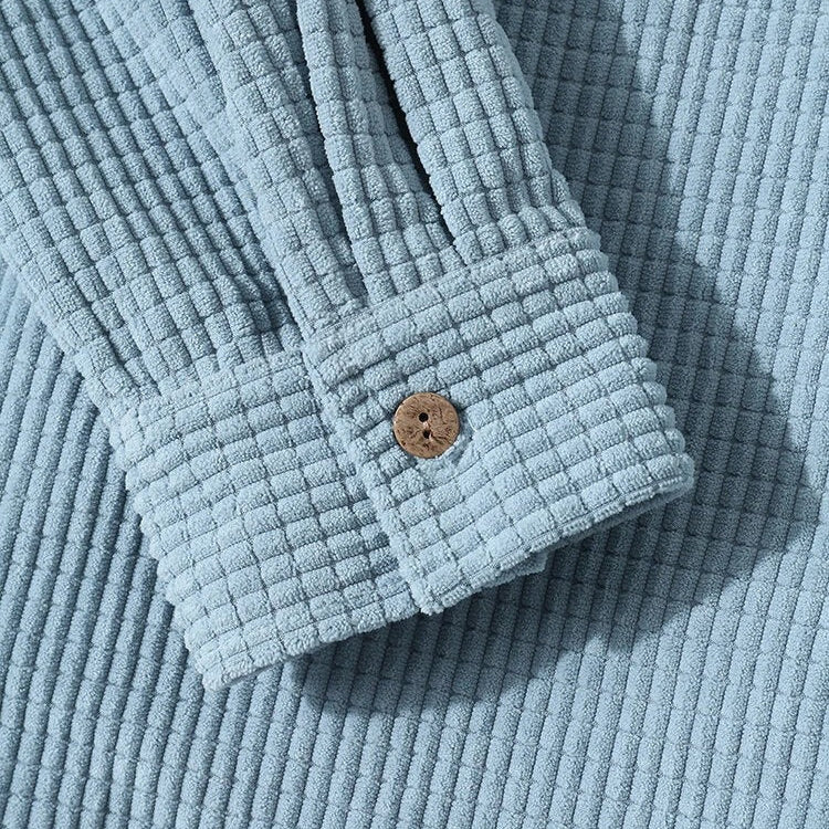 Mason Corduroy Hooded Shirt — Hopeforwho (view 5)