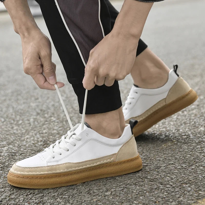 Metro Drift Leather Sneakers — Hopeforwho (view 4)