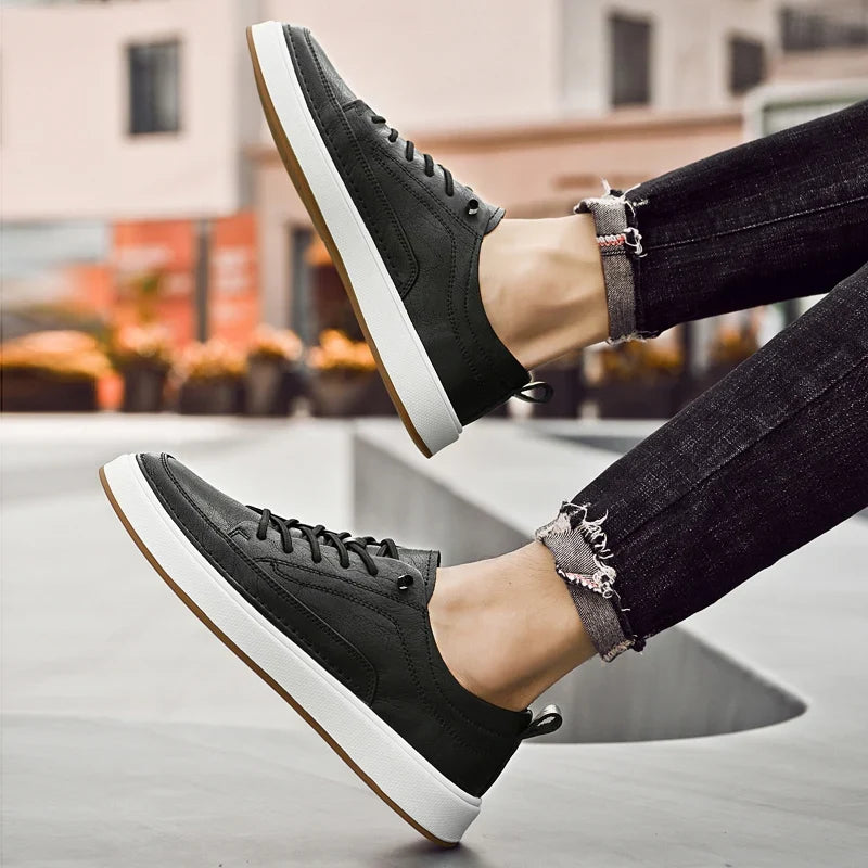 Rowan Leather Sneakers — Hopeforwho (view 12)