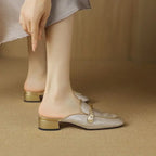 Florence Satin Mules — Hopeforwho (view 7)