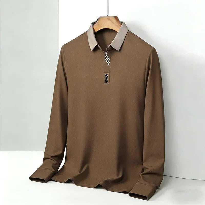 Portofino Long-Sleeve Polo Shirt — Hopeforwho (view 11)
