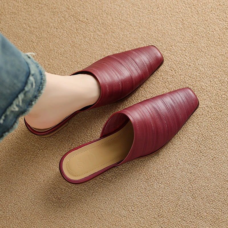 Sorrento Genuine Leather Mules — Hopeforwho (view 4)