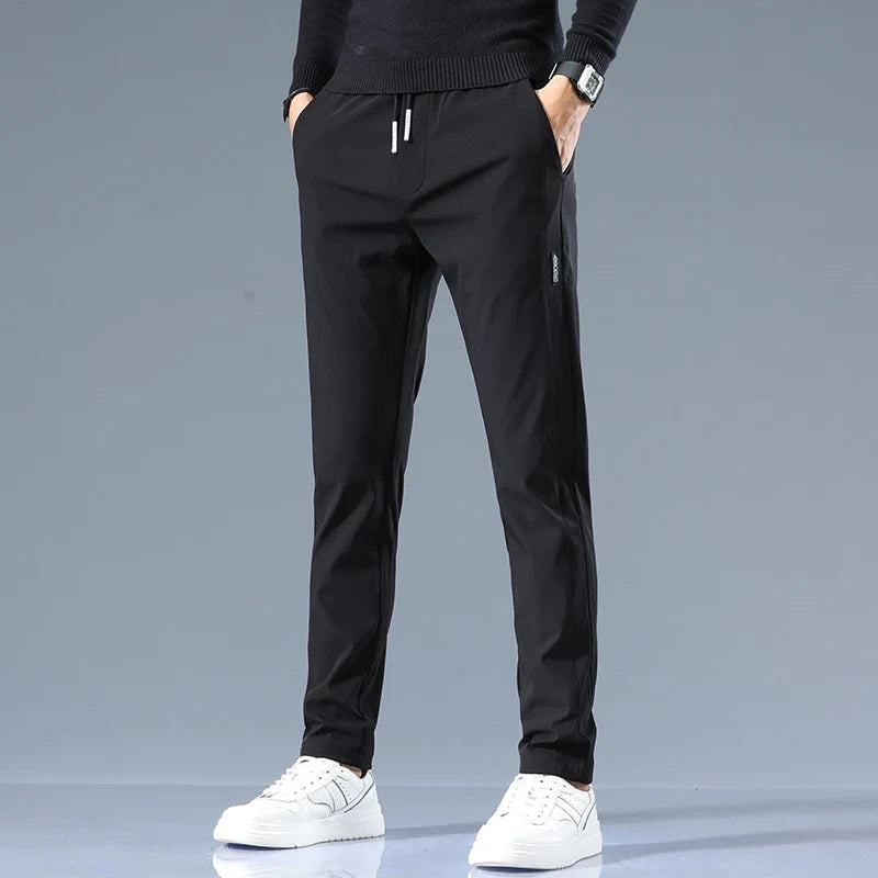 Savoni Slim Fit Cotton Pants — Hopeforwho (view 3)