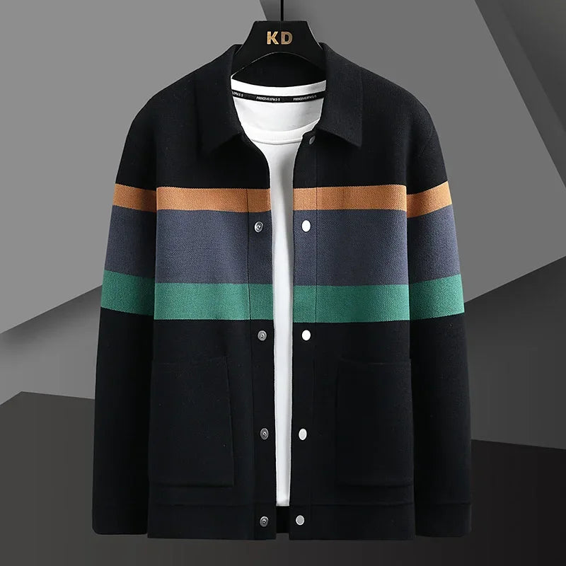 Button-Up Cardigan – Men's Sweater with Pockets | Verano — Hopeforwho (view 5)