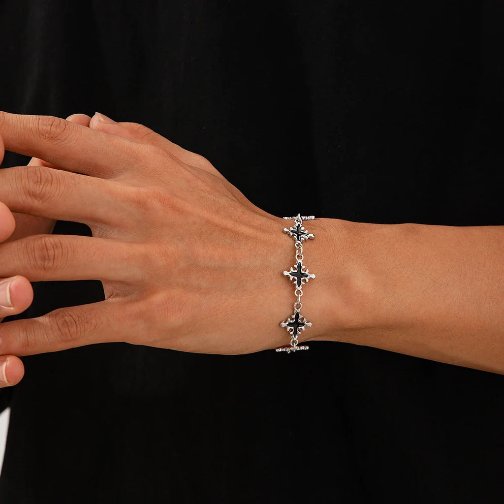 Obsidian Cross Bracelet — Hopeforwho (view 5)