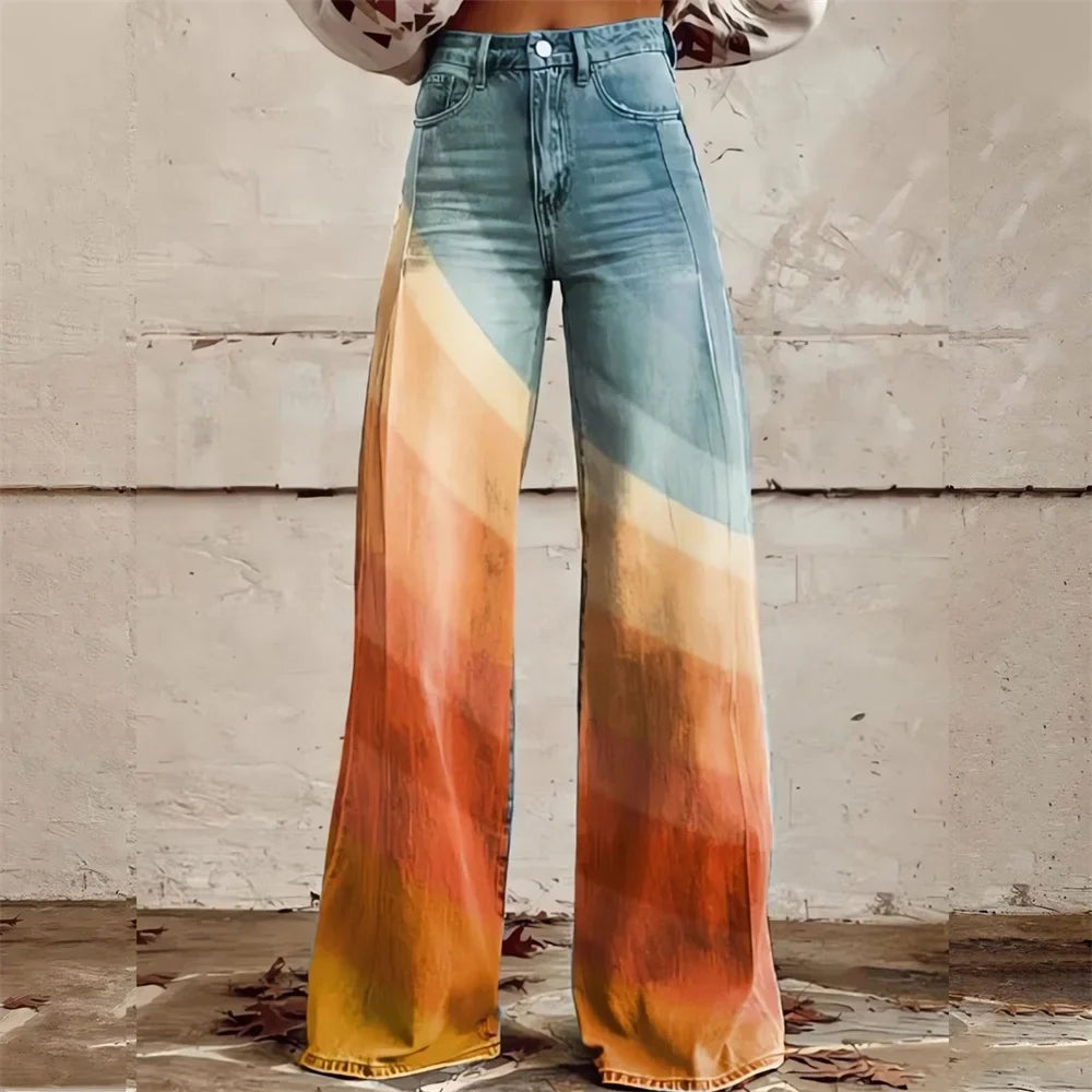 High-Waist Flared Jeans – Women's Wide-Leg Statement Pants | Artemis — Hopeforwho (view 3)