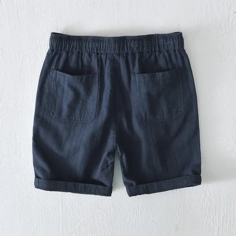 Marston Linen Blend Shorts — Hopeforwho (view 6)