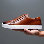Men's Genuine Leather Sneakers | Savoni — Hopeforwho (view 6)