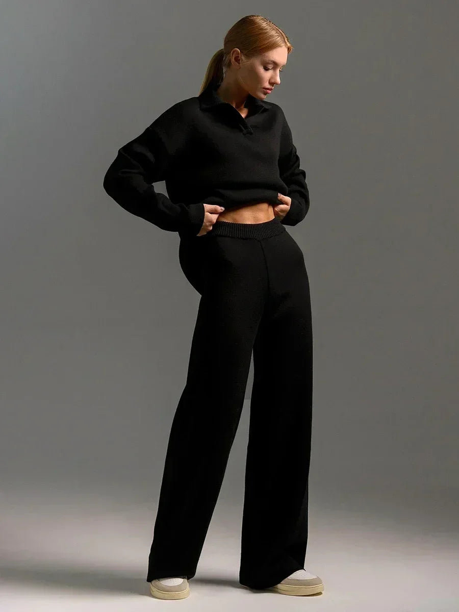 Hoodie & Sweatpants Set – Women's 2-Piece Lounge Set | Sophia — Hopeforwho (view 3)