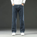 Stretch Straight Leg Jeans – Men's Dark Wash Denim | Arden — Hopeforwho (view 2)