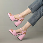 Valetta Gloss Heels — Hopeforwho (view 7)
