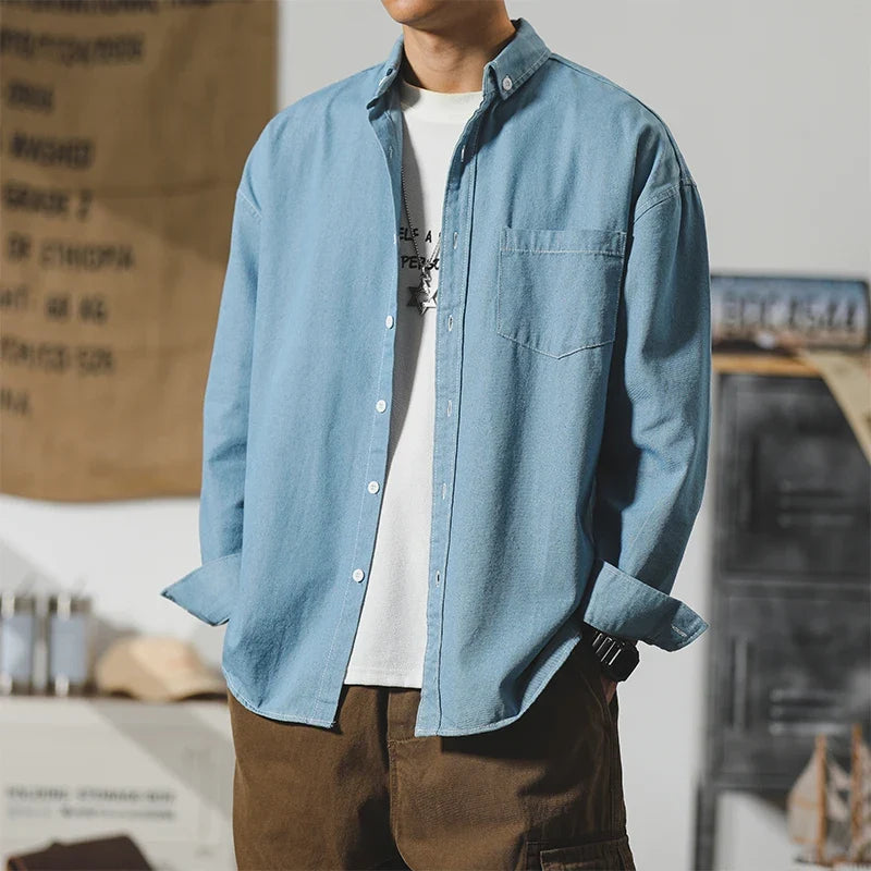 Carter Denim Shirt — Hopeforwho