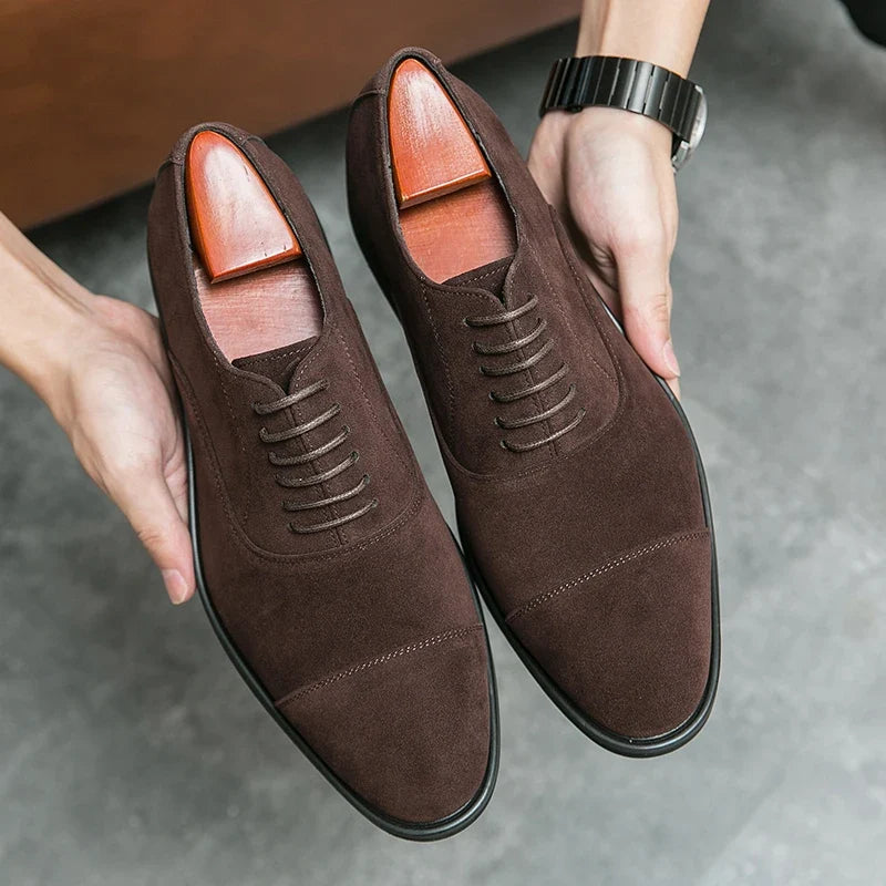 Verano Men's Leather Oxford Shoes for Casual & Formal Wear — Hopeforwho