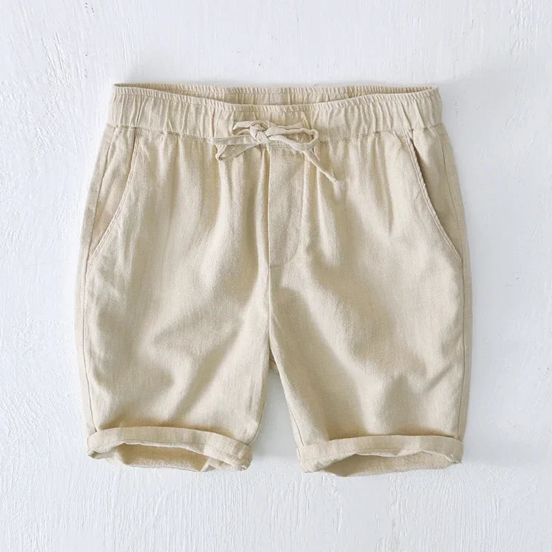 Marston Linen Blend Shorts — Hopeforwho (view 2)