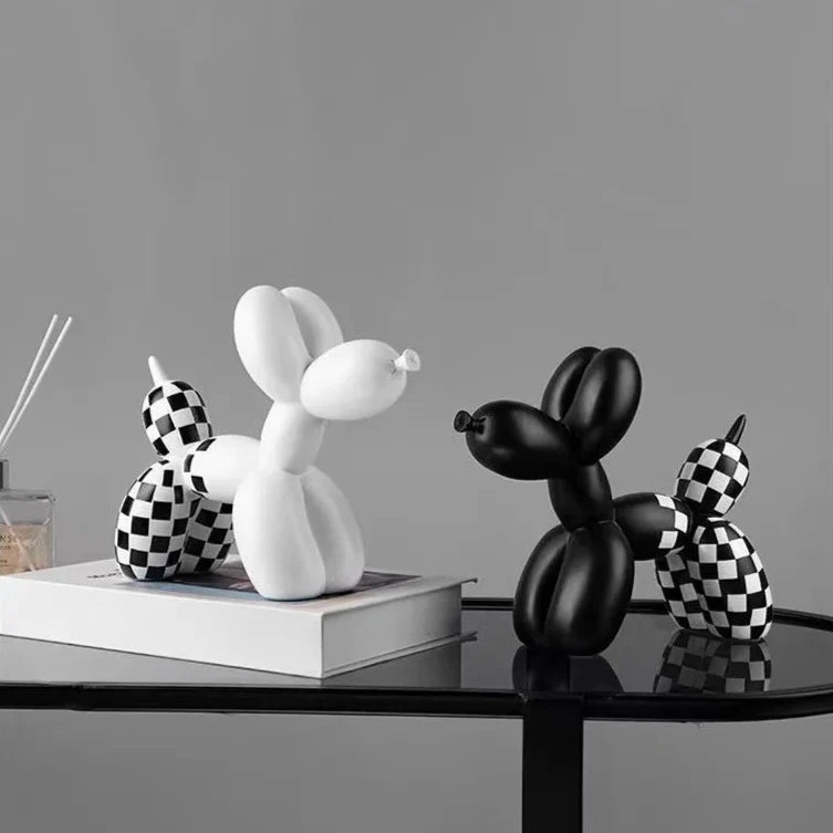 Checkerboard Balloon Dogs — Hopeforwho