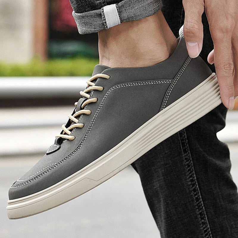 Vincenzo Leather Sneakers — Hopeforwho (view 2)