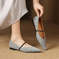 Calista Leather Flats — Hopeforwho