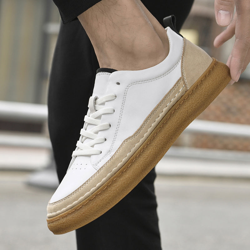 Metro Drift Leather Sneakers — Hopeforwho (view 3)