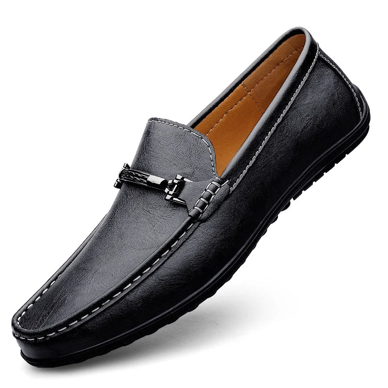 Valente Genuine Leather Loafers — Hopeforwho (view 10)