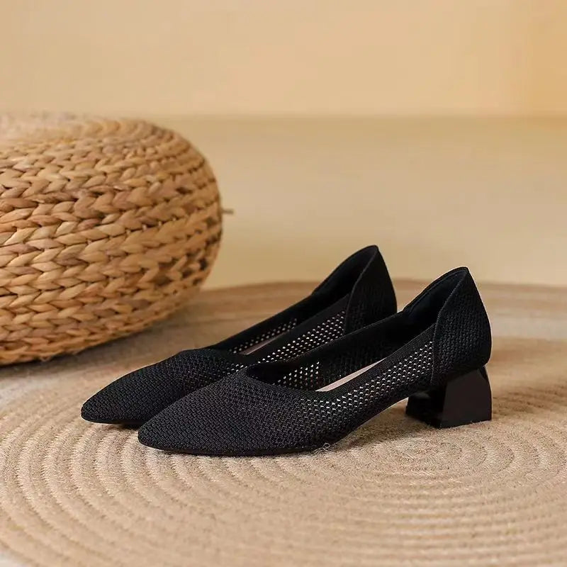 Ardena Knit Heels — Hopeforwho (view 2)