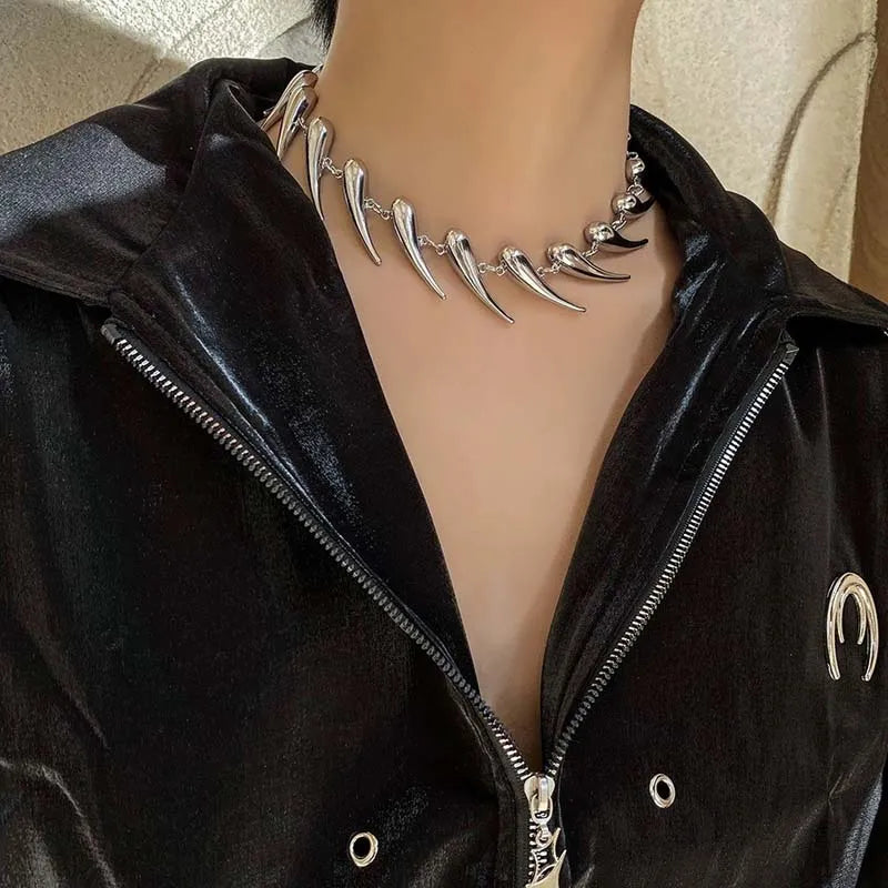 Steel Talon Necklace — Hopeforwho (view 4)