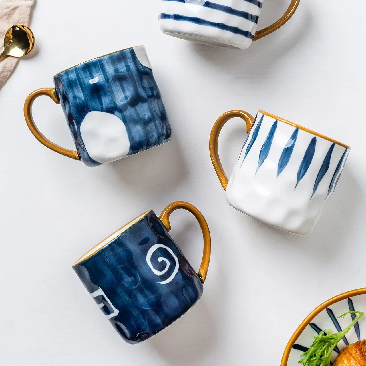 Azure Ceramic Mugs - Rituals Collection — Hopeforwho (view 2)