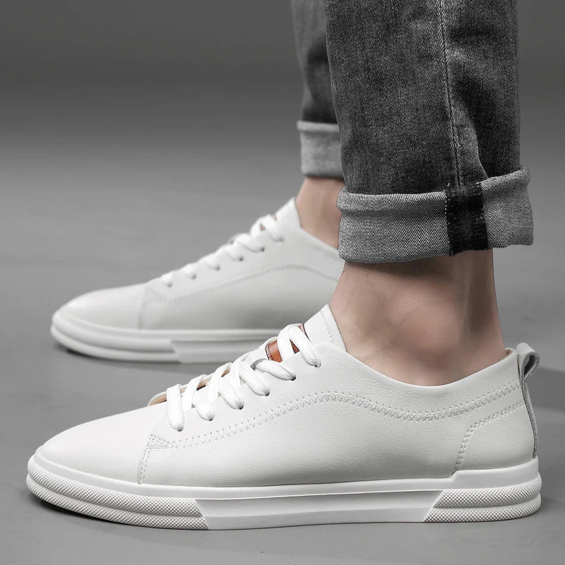 Cassian Leather Sneakers — Hopeforwho (view 4)