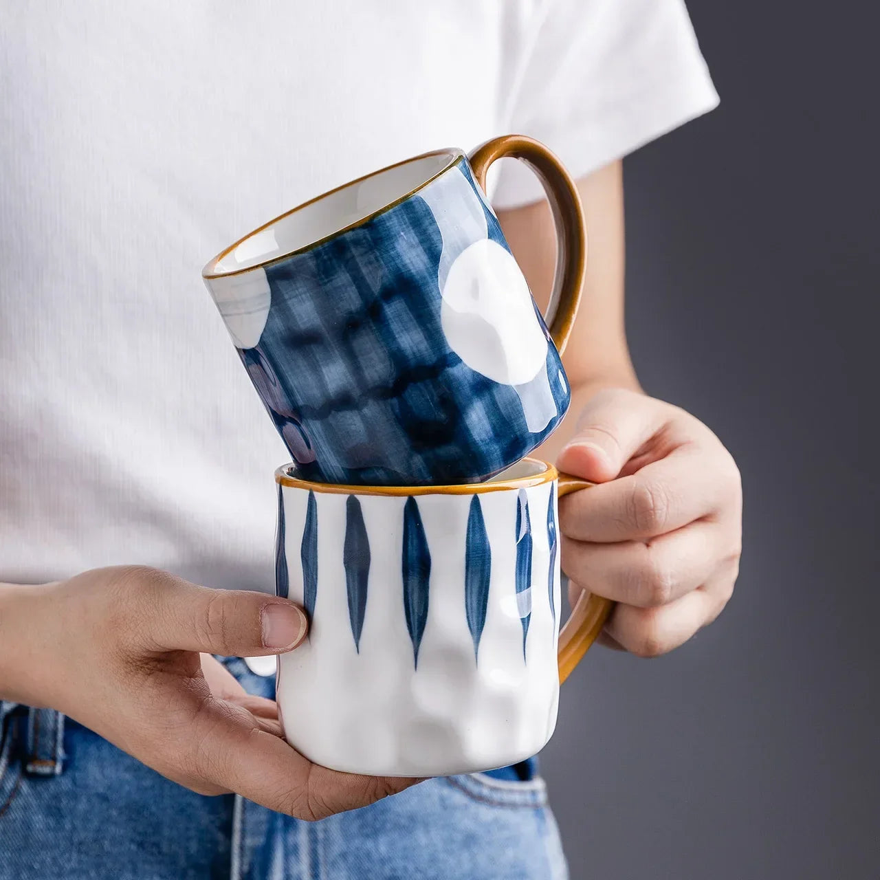 Azure Ceramic Mugs - Rituals Collection — Hopeforwho (view 3)