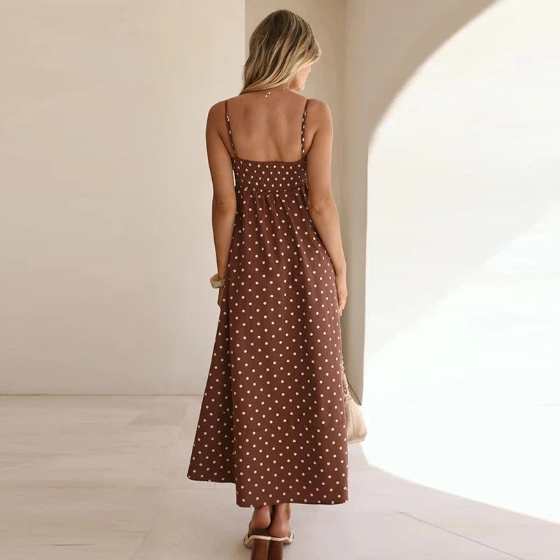Amalfi Polka Dot Dress — Hopeforwho (view 4)