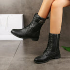 Brandy Leather Boots — Hopeforwho (view 4)