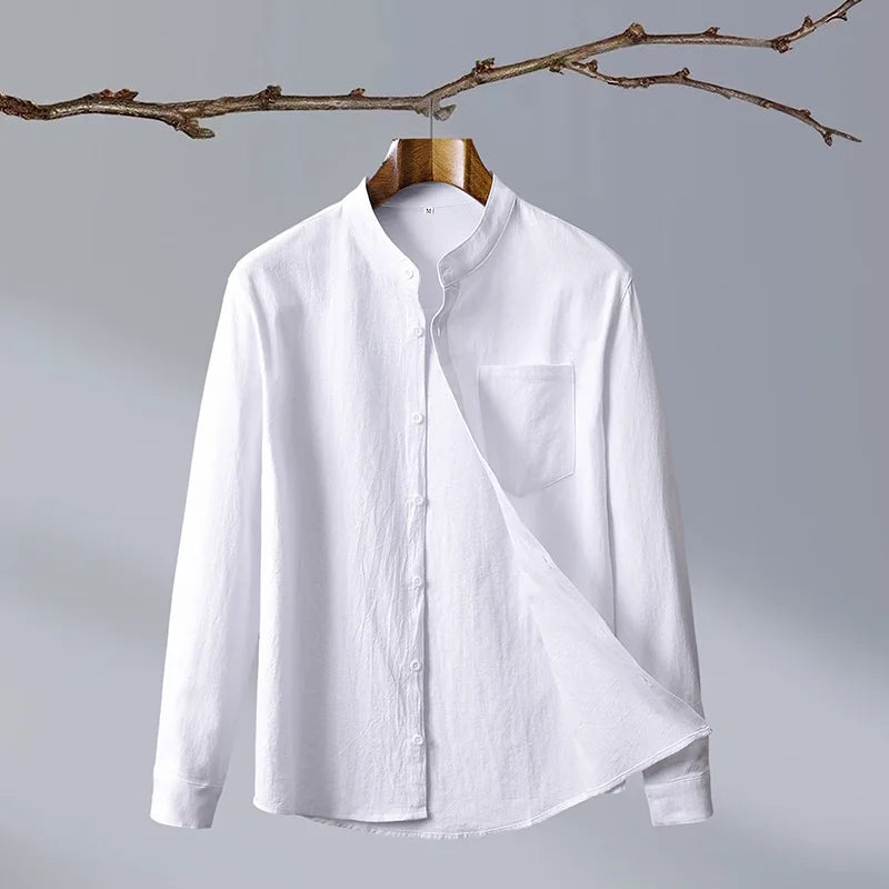 Portland Linen Shirt — Hopeforwho (view 3)