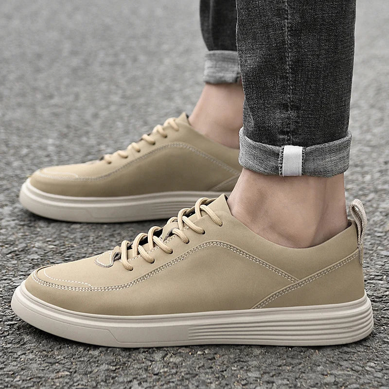 Vincenzo Leather Sneakers — Hopeforwho (view 3)