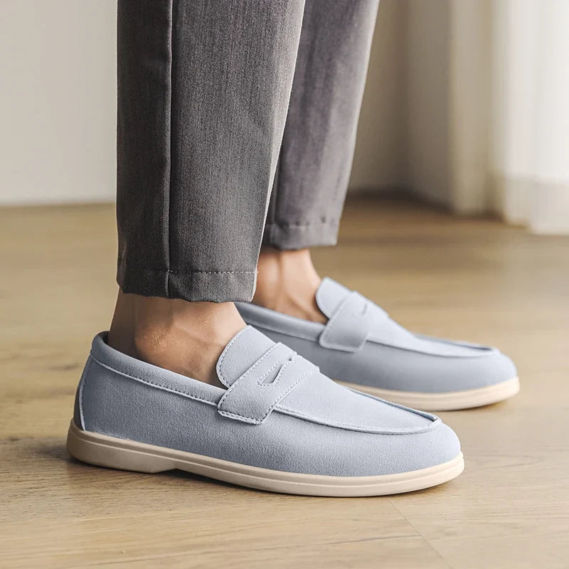 Elio Bay Suede Loafers — Hopeforwho