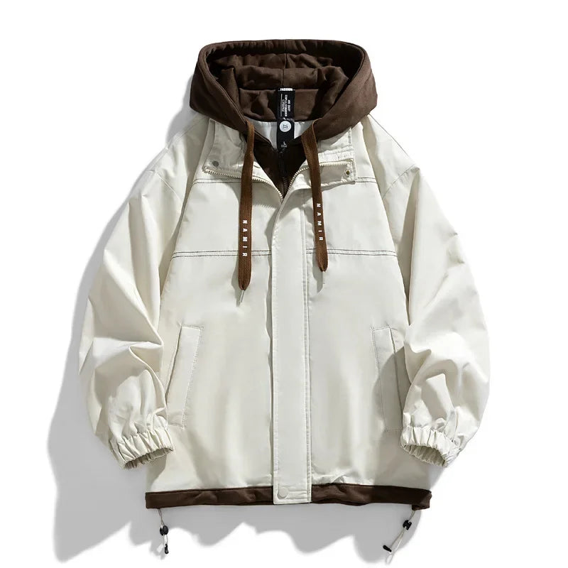Layered Hooded Jacket – Relaxed Fit For Men | Camden — Hopeforwho (view 4)