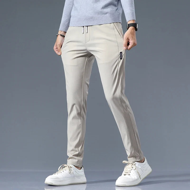 Savoni Slim Fit Cotton Pants — Hopeforwho (view 2)
