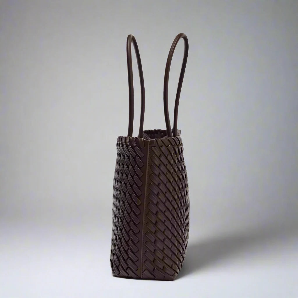 Daria Woven Leather Handbag — Hopeforwho (view 3)
