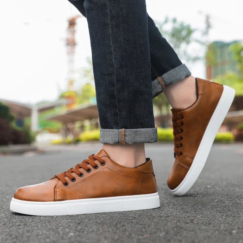 Marcello Leather Sneakers — Hopeforwho (view 3)