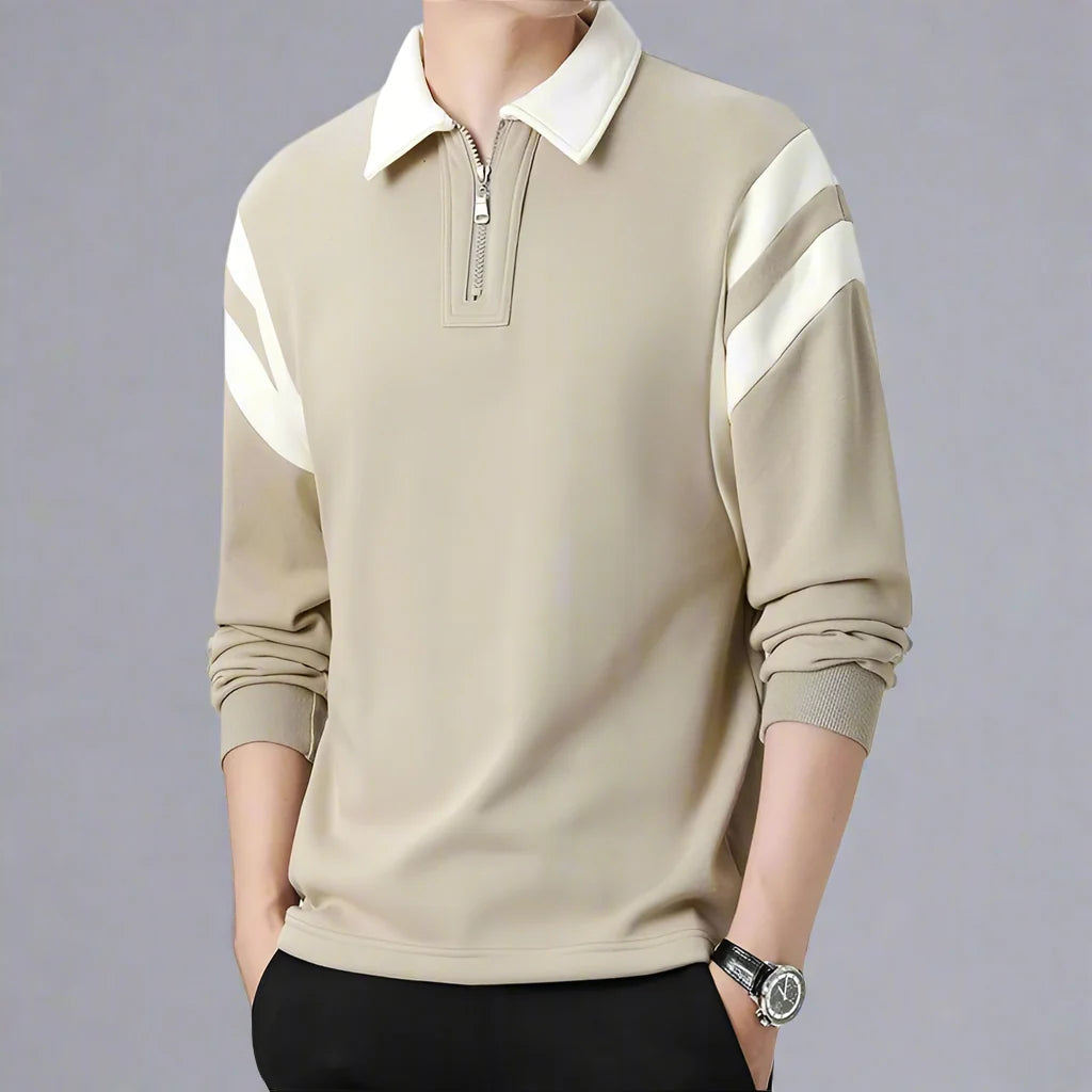 Cambridge Long-Sleeve Polo — Hopeforwho (view 3)