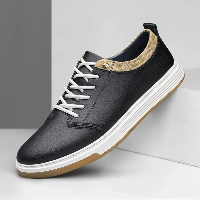 Trevano Leather Sneakers — Hopeforwho (view 7)