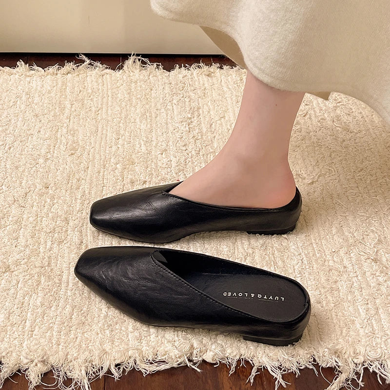 Vale Leather Flats — Hopeforwho (view 5)