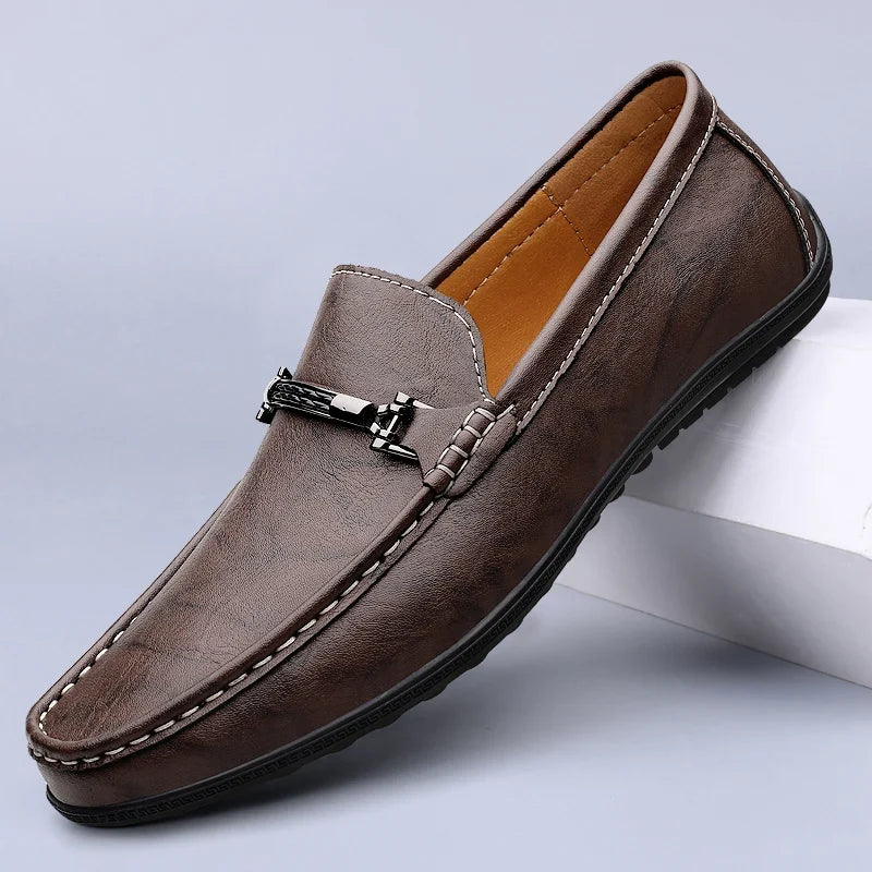 Valente Genuine Leather Loafers — Hopeforwho (view 2)