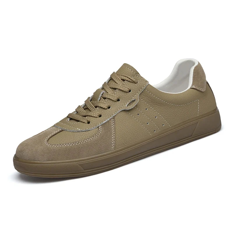 Emilio Leather Sneakers — Hopeforwho (view 8)