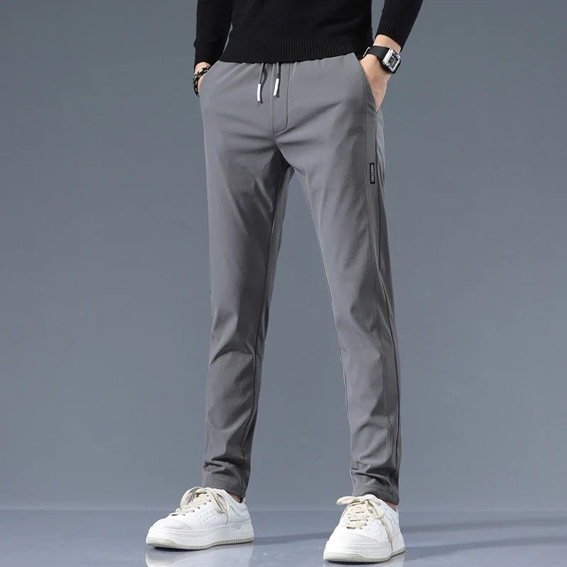 Savoni Slim Fit Cotton Pants — Hopeforwho (view 8)