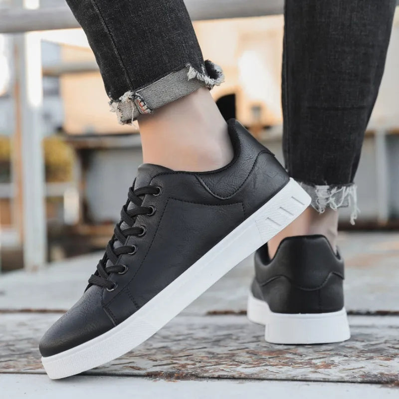 Bastien Leather Sneakers — Hopeforwho (view 10)