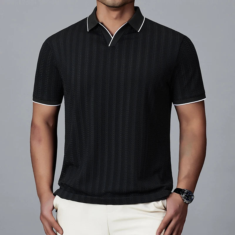 Luca Milano Knitted Polo — Hopeforwho (view 8)