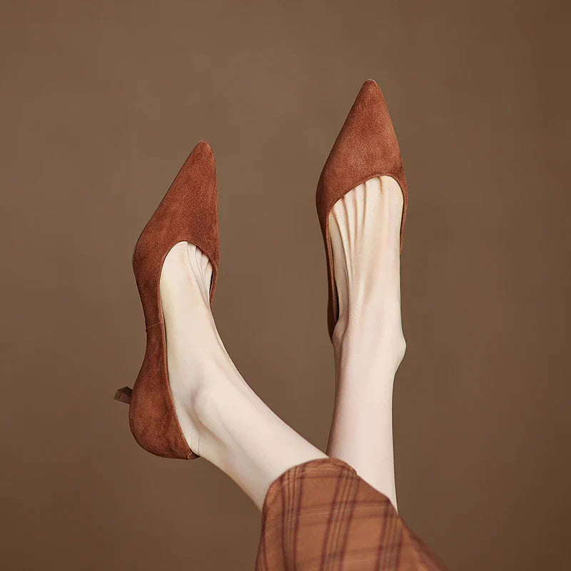 Lecia Suede Pumps — Hopeforwho (view 4)