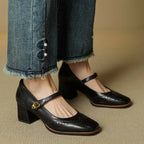 Messina Leather Heels — Hopeforwho (view 7)